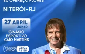É oficial: Roberto Carlos vem a Niterói no próximo dia 27