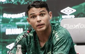 Em coletiva, Thiago Silva pede responsabilidade para o grupo do Fluminense