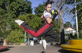 Gonçalense de 12 anos se preparar para disputar Campeonato Brasileiro de Kickboxing
