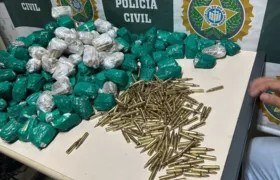 Homem é preso no Rio em flagrante ao transportar 5 mil munições de fuzil