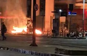 Homem fica ferido após explosão de carrinho de pipoca no Centro do Rio