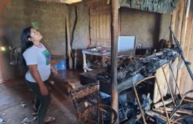 Incêndio em aldeia indígena de Maricá segue sem autores identificados