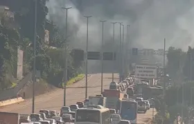 Incêndio na Linha Amarela: duas vítimas seguem internadas, uma em estado grave