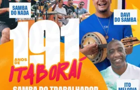 Itaboraí 191 anos: Dia do Trabalhador terá muito samba na Praça Itamar da Silva Júnior