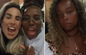 Leidy Elin leva mãe à fazenda de Zezé Di Camargo