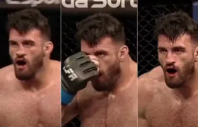 Lutador de MMA brasileiro viraliza colocando nariz no lugar no meio de luta