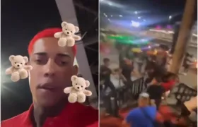MC Poze é barrado em porta de boate no Rio e se envolve em confusão; vídeo