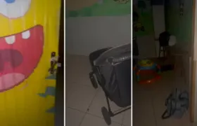 Mãe busca filho em creche e encontra criança trancada em sala escura e infestada de baratas