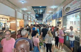 Mercado São Pedro tem grande movimento nesta Sexta-feira Santa