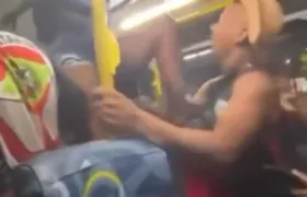 Mulheres protagonizam pancadaria em ônibus de Niterói