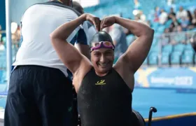 Nadadora Patrícia Santos fatura primeiro ouro do Brasil no Parapan