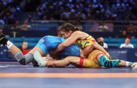 Olimpíadas: Giullia Penalber, do wrestling, termina o torneio na 5ª colocação