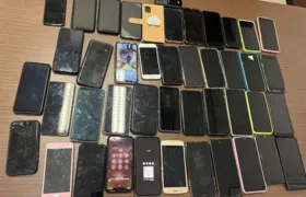 Operação policial em presídios apreende mais de mil celulares