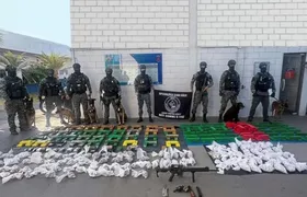 PM apreende de drogas e armas no Complexo da Maré