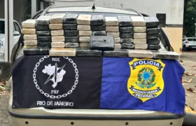 PRF apreende quase 70 quilos de pasta base de cocaína no RJ