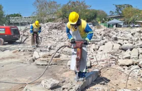 Parque RJ: obras estão a todo vapor no espaço do antigo Piscinão de São Gonçalo; Vídeos!