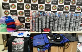 Polícia Civil e Ministério Público apreendem 2 toneladas de produtos falsificados com a marca 'Rock in Rio'