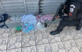Polícia apreende grande quantidade de drogas em Furquim Mendes, na Zona Oeste