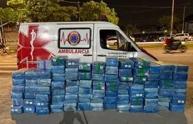 Polícia intercepta ambulância que ia de São Paulo para a Baixada Fluminense com carga de maconha