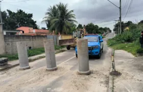 Polícia realiza ação para remover barricadas em Guaxindiba; vídeo