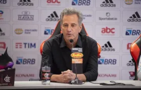 Presidente do Flamengo, Rodolfo Landim, explica situação de Gabigol