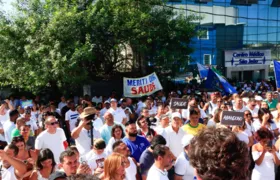 Protesto é organizado em prol da saúde pública em São João de Meriti