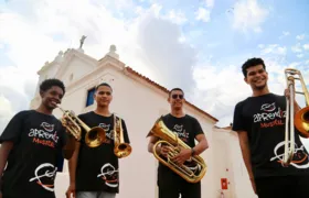 Quinteto de Metais do Aprendiz Musical se apresenta na Ilha da Boa Viagem