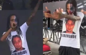 Rapper Oruam comenta pedido de liberdade pelo pai, líder do CV, em show