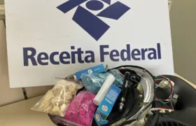 Receita Federal apreende R$ 35 mil em drogas dentro de caixa de som no Aeroporto do Galeão; Video!