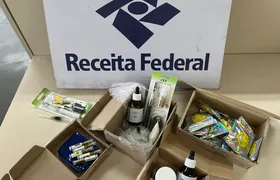 Receita Federal apreende cigarros eletrônicos e óleo de cannabis em encomendas no Aeroporto do Galeão