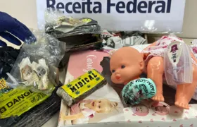 Receita Federal apreende droga em cabeça de boneca no Aeroporto do Galeão/RJ