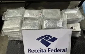 Receita apreende 51 kg de cocaína dentro de "caixa misteriosa" no Galeão