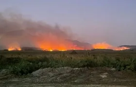 Restinga de Maricá é atingida por incêndio