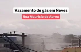 Vazamento de gás assusta moradores de Neves, em São Gonçalo