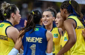 Vôlei feminino: Brasil vence Japão e se classifica às quartas de final