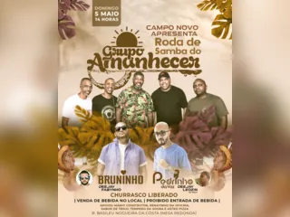 Grupo Amanhecer é atração de roda de samba em São Gonçalo nesse domingo (5)