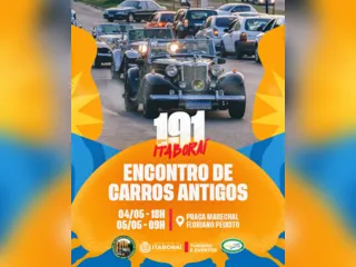 Itaboraí 191 anos: Encontro de Carros Antigos será promovido na Praça Marechal Floriano Peixoto