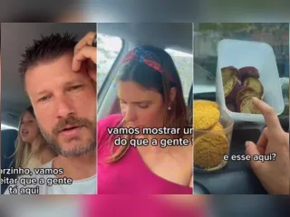 Rodrigo Hilbert viraliza com vídeo mostrando a alimentação saudável da família em viagem