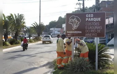 DER-RJ inicia sinalização do novo Geoparque no Rio de Janeiro