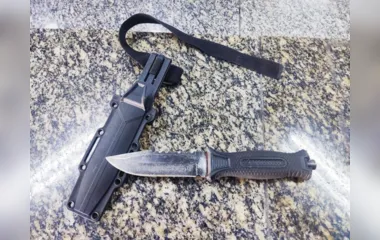 Homem armado com faca é detido em Icaraí
