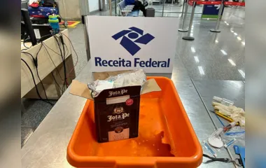 Receita Federal apreende cerca de 3,7 kg de cocaína com passageiro no Aeroporto do Galeão/RJ