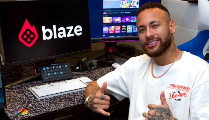  Neymar é garoto-propaganda da Blaze - Foto: Reprodução 