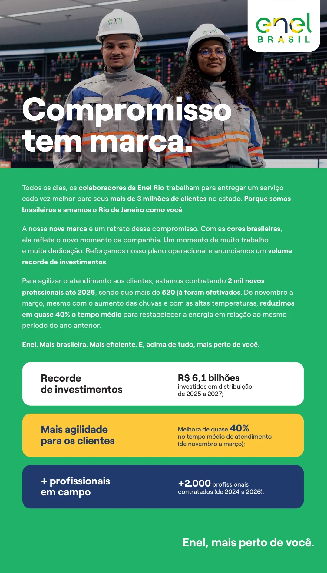 Compromisso tem marca