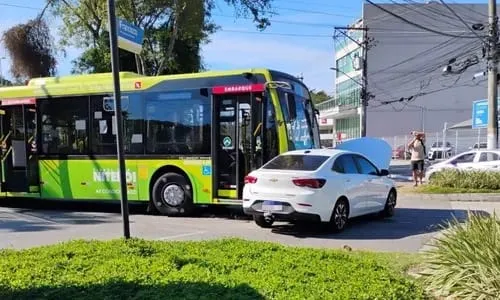 Apesar do impacto, ninguém ficou ferido