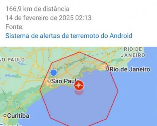 "Falso" terremoto tinha previsão de magnitude entre 4.4 e 5.5