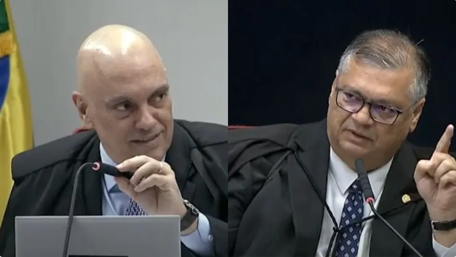 Alexandre de Moraes e Flávio Dino