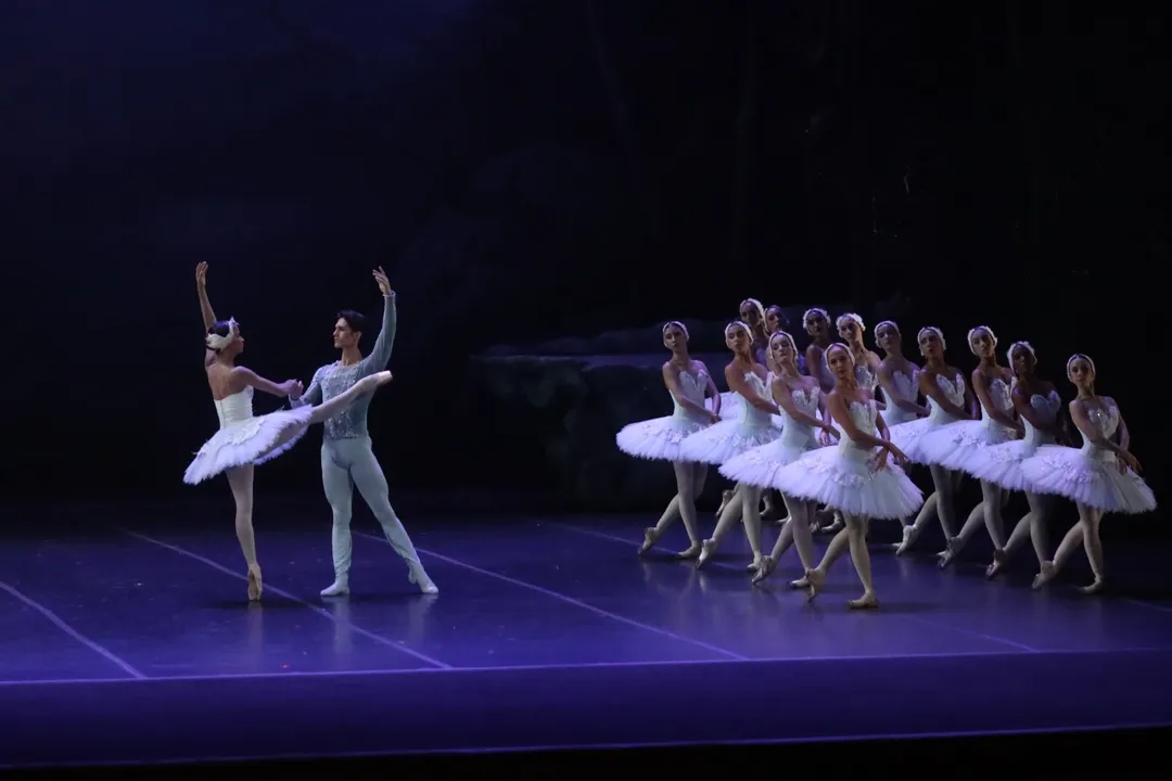 Encenado em quatro atos, o balé conta a história da princesa Odette, uma jovem aprisionada no corpo de um cisne pelo bruxo Von Rothbart