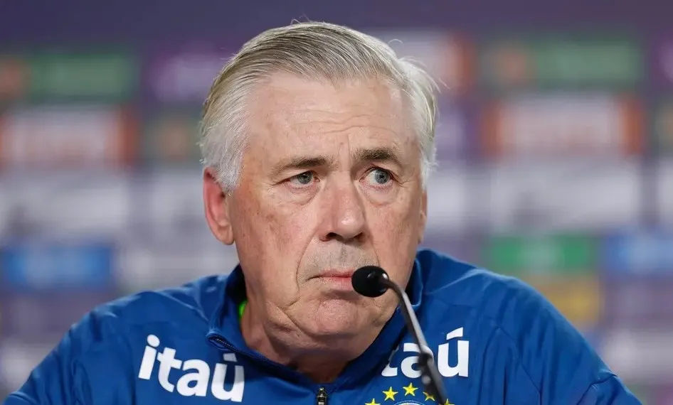Carlo Ancelotti, técnico da Seleção Brasileira