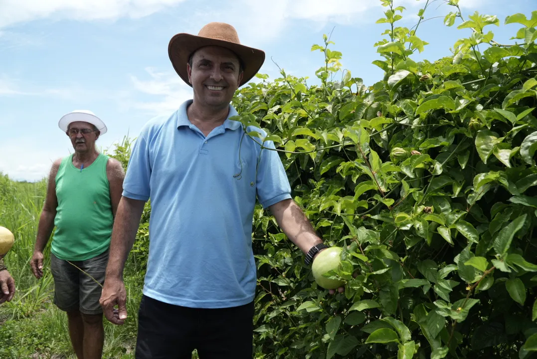 O Sítio São Pedro também é um dos muitos produtores que participam da Feira da Agricultura Gonçalense