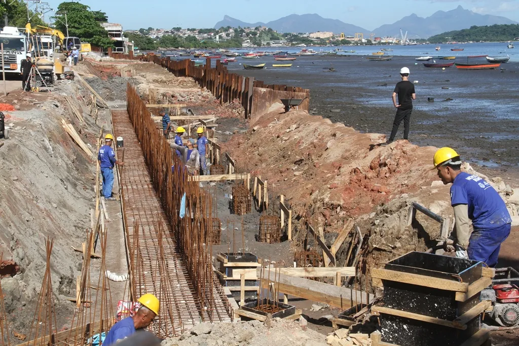 Toda a orla está sendo revitalizada desde julho de 2024